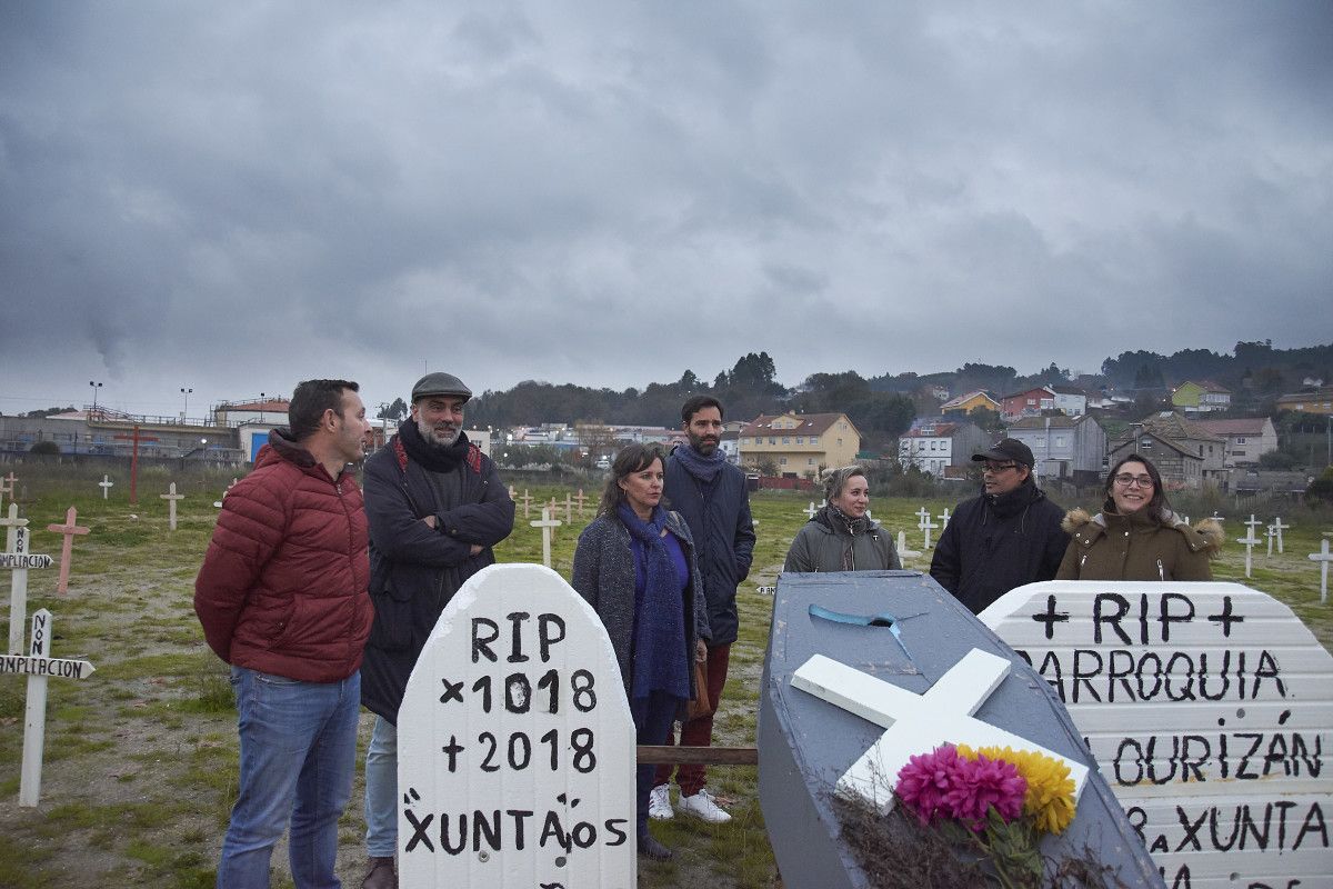 Visita de Ana Miranda a Lourizán