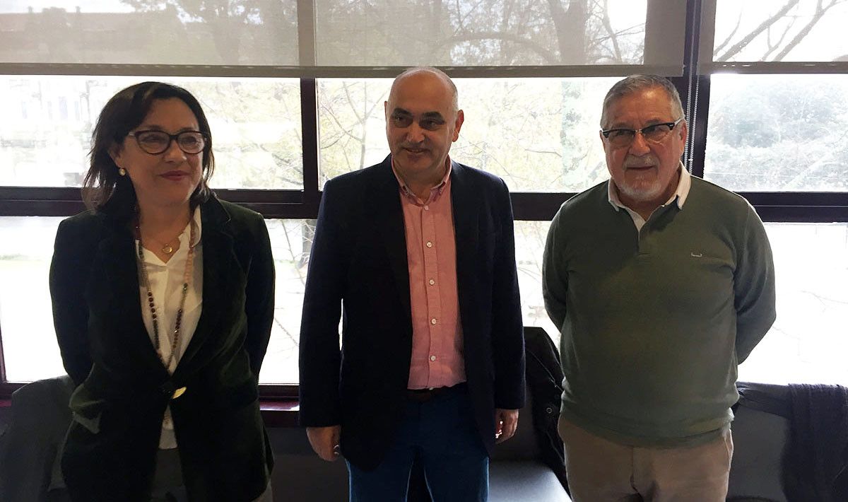 Maica Larriba, Tino Fernández y Pedro Vila