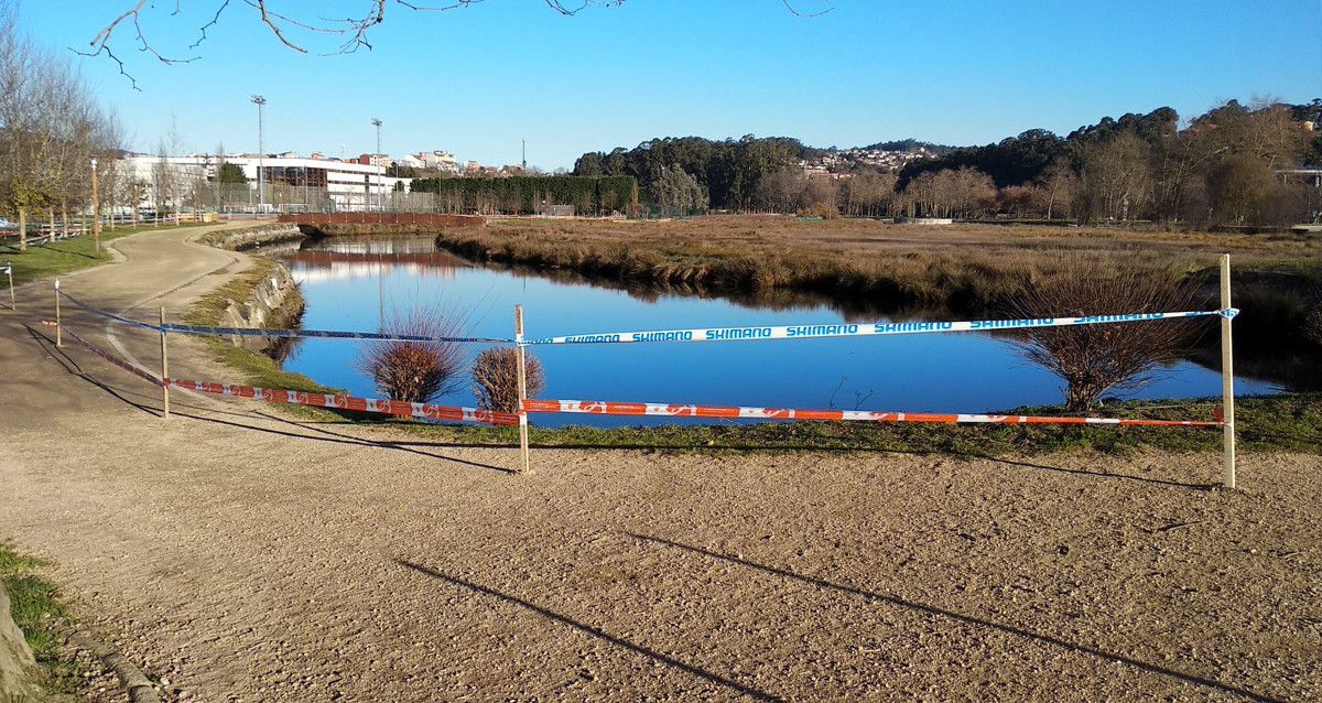 Circuito del Campeonato de España de Ciclocross en la Illa das Esculturas