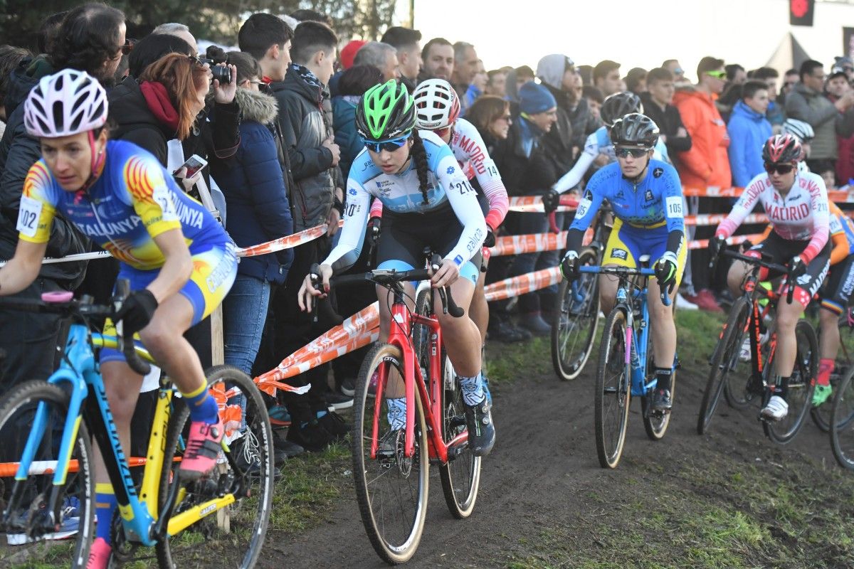 Pruebas y ambiente de la última jornada del Campeonato de España de Ciclocross