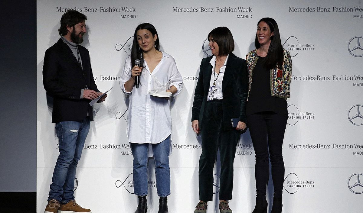 Melania Freire, en la Mercedes-Benz Fashion Talent 2019