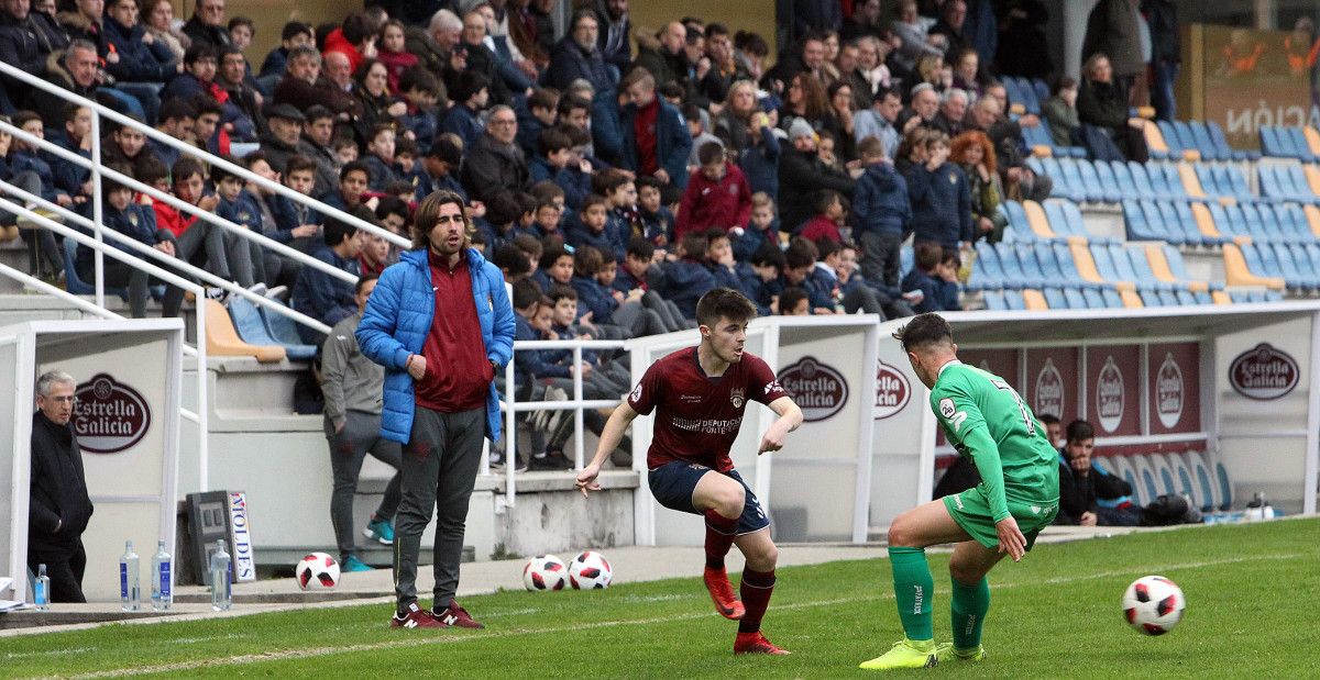 Partido de Copa RFEF entre Pontevedra y Cornellà