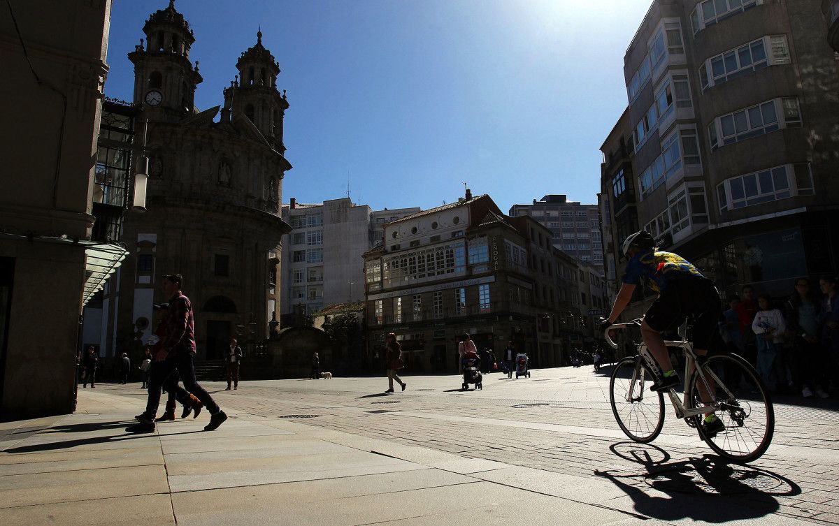 Día de bo tempo en Pontevedra