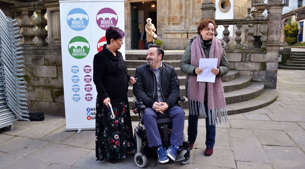 Teresa Casal, César Maquieira y Herminia Dios