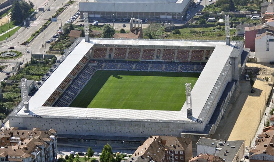 Imagen aérea del Estadio de Pasarón