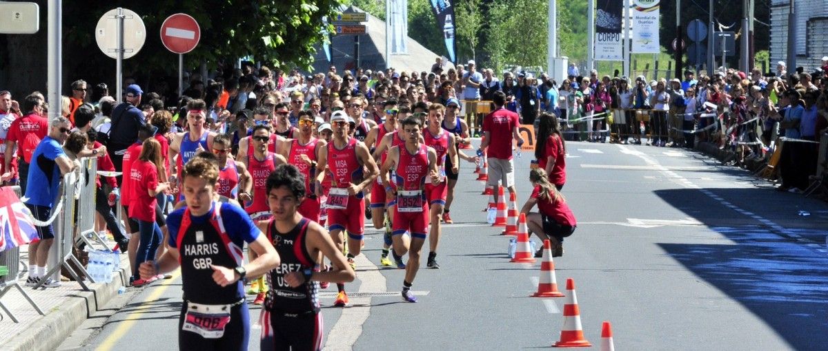 Competición de los Grupos de Edad en el Mundial de Duatlón