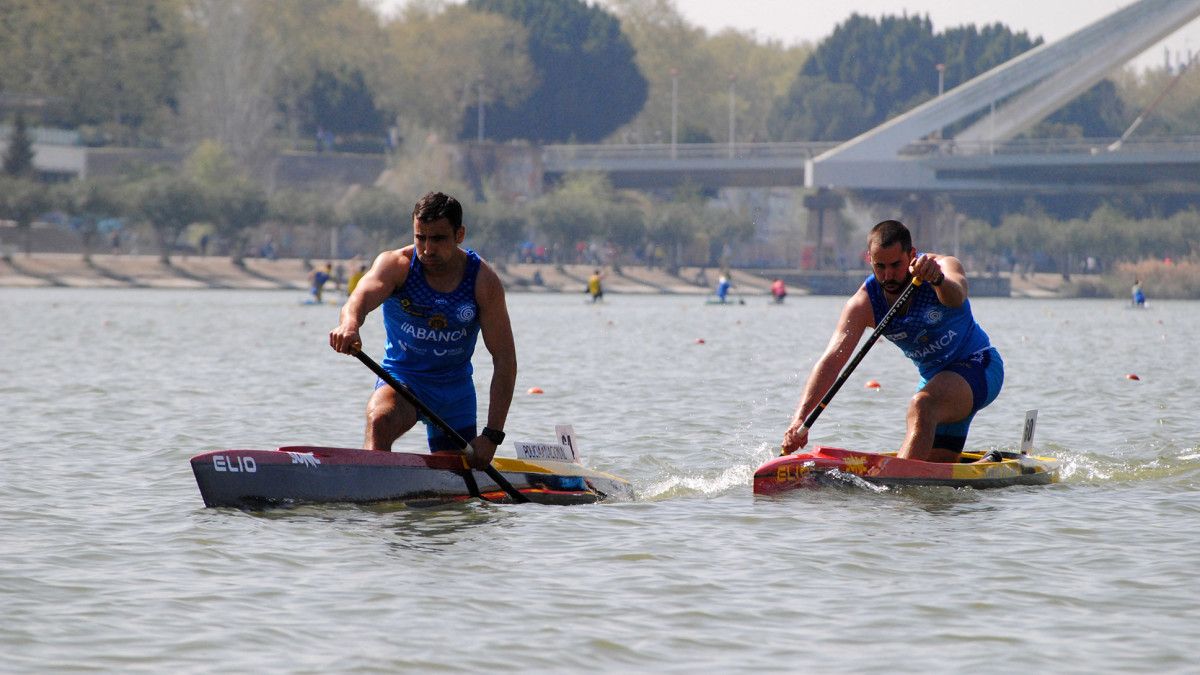 Tono Campo y Diego Romero, en el Campeonato de España de Invierno