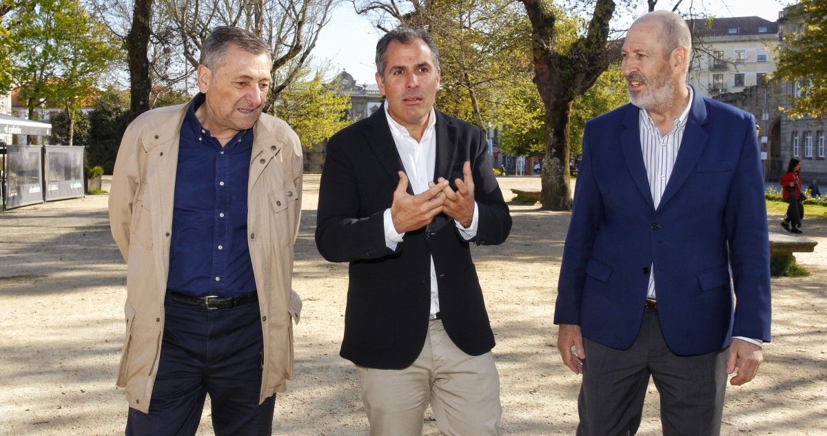 Rivas Fontán, Rafa Domínguez y Juan Luis Pedrosa