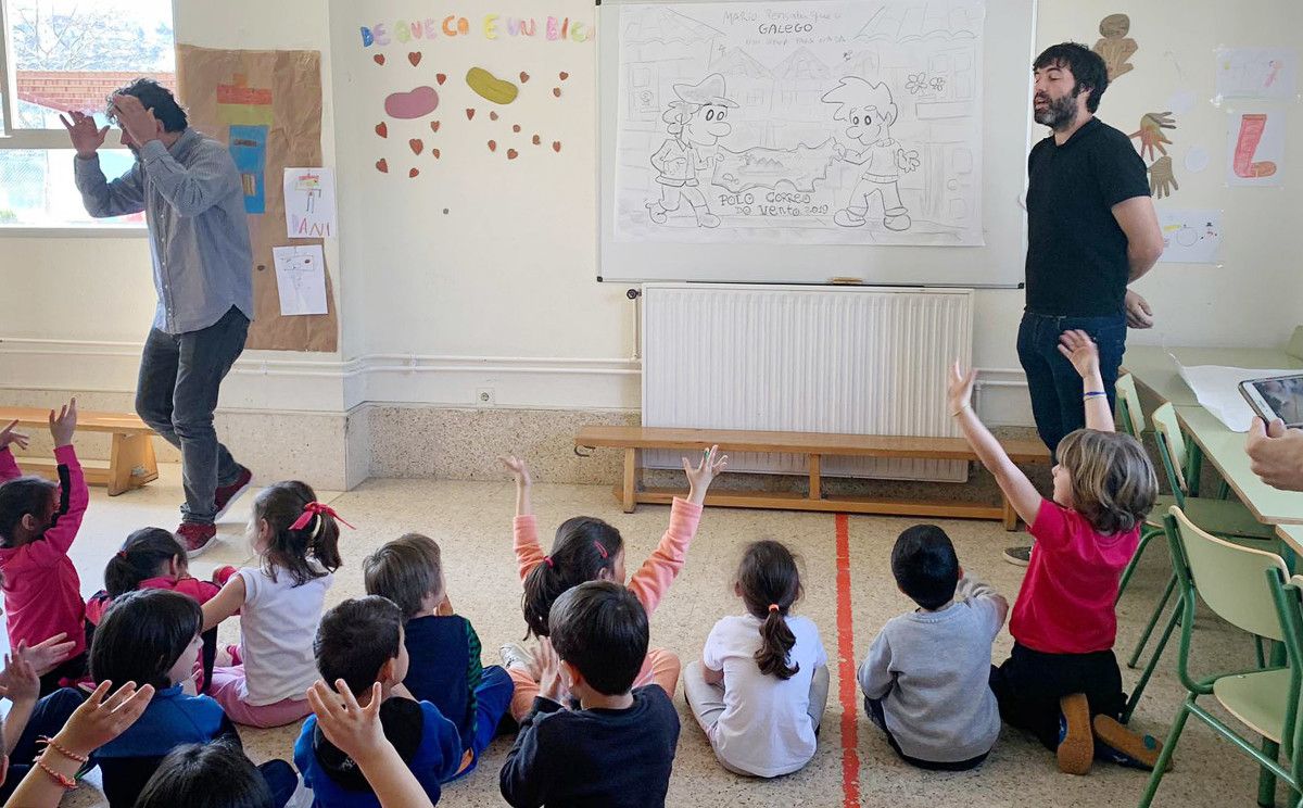 El CEIP Ponte Sampaio celebra el Día Mundial del Teatro