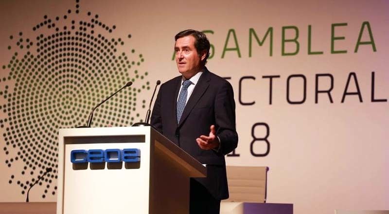 Antonio Garamendi, presidente de la patronal española CEOE