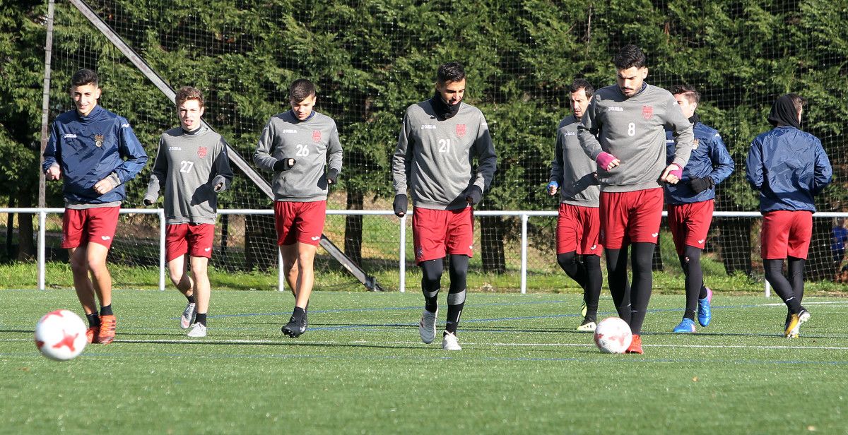 Entrenamiento del Pontevedra