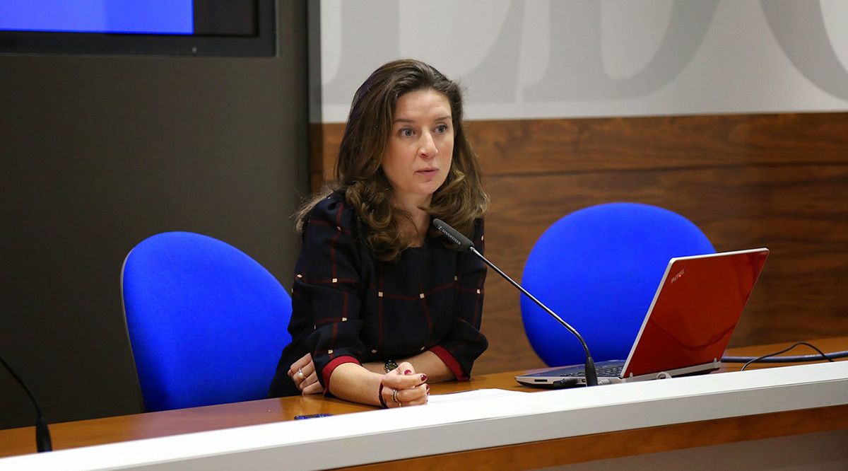 Silvia Junco, integrante de la candidatura del PP