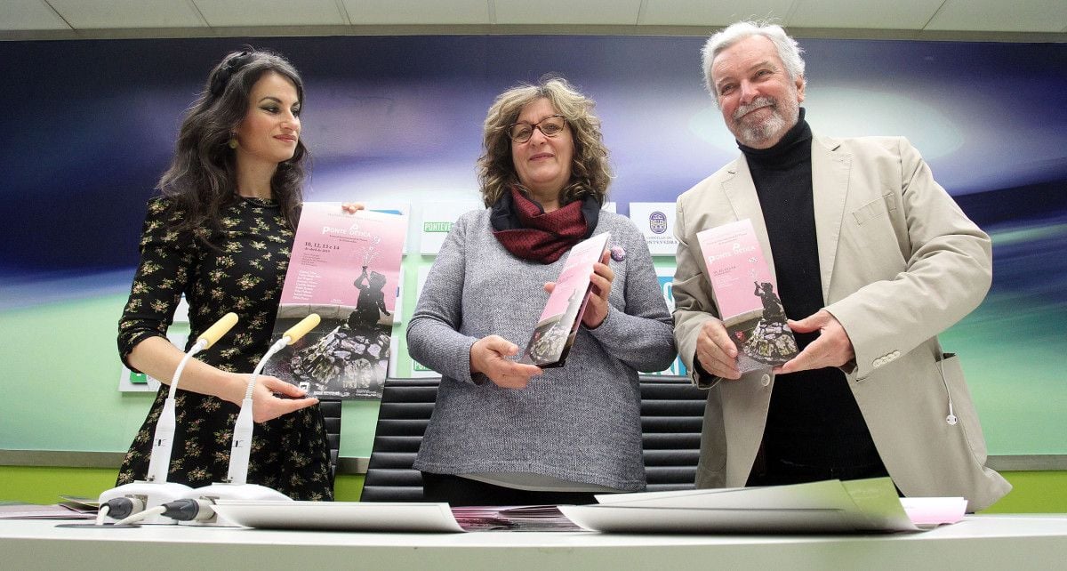 Antón Sobral, Carme Fouces y Iolanda Castaño