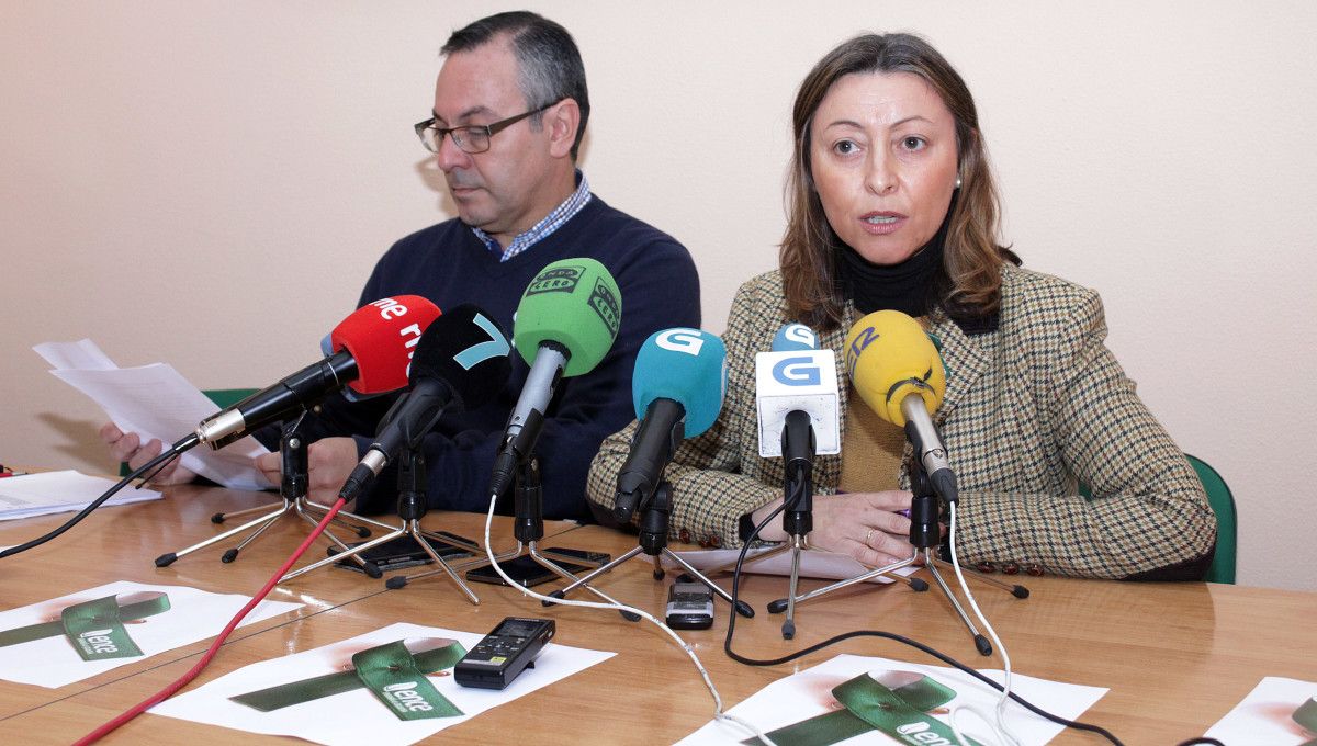 Ignacio Acuña y Ana Cedeira, presidentes de los comités de empresa de Ence