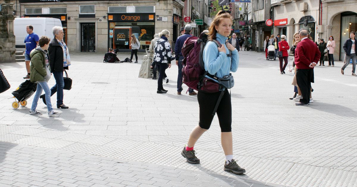 Turistas en Pontevedra