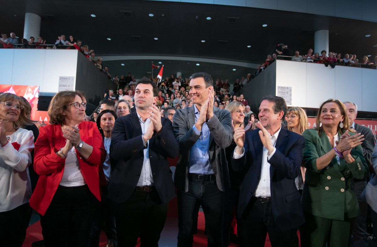 Mitin de Pedro Sánchez en Vigo