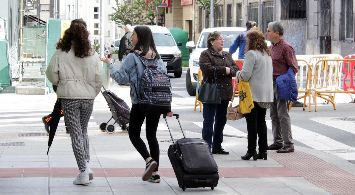 Turistas en Pontevedra