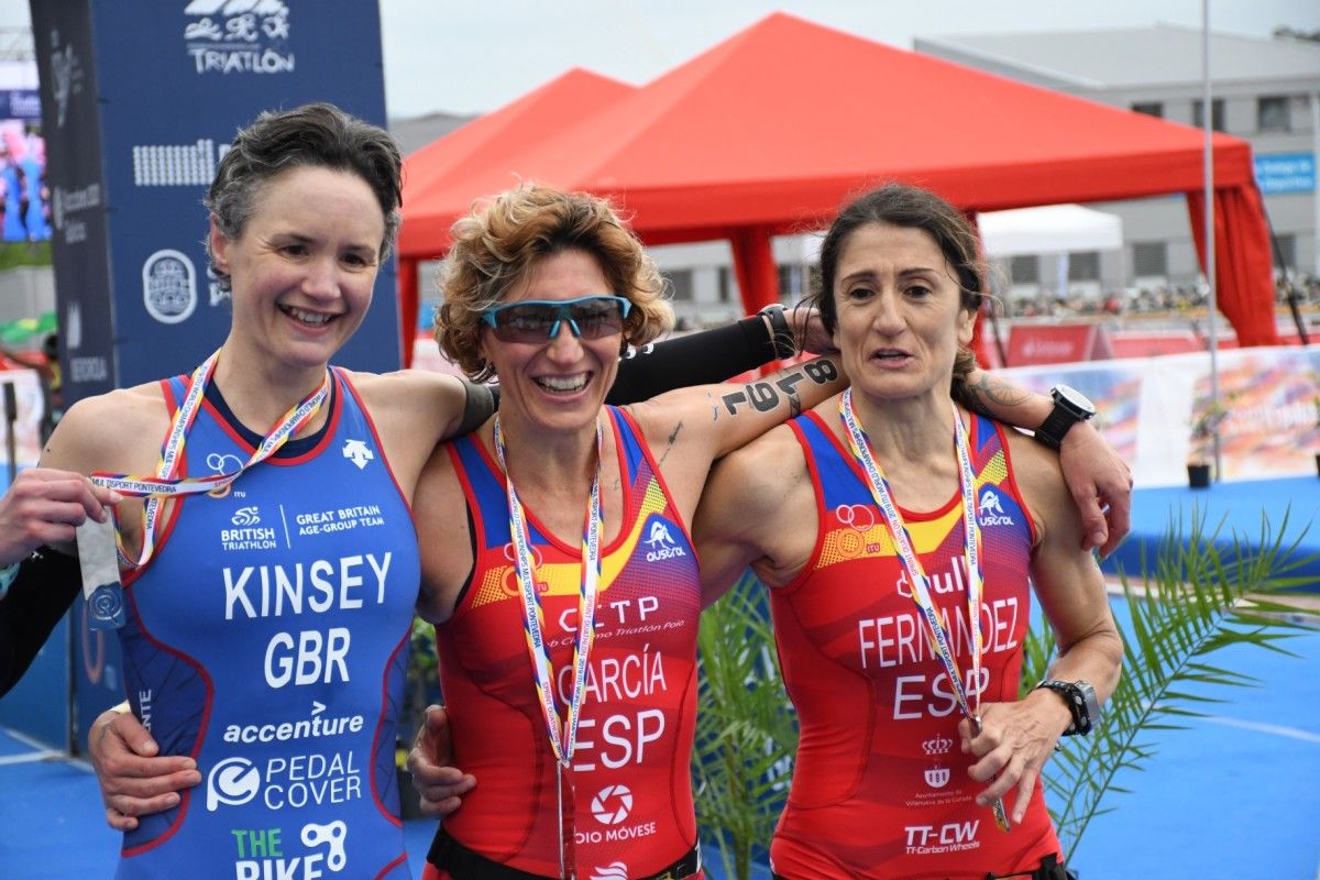 Aida García y María Fernández, medallistas en el mundial de duatlón sprint del ITU Multisport