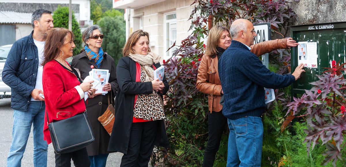 Miembros de la Agrupación Socialista en Pontevedra