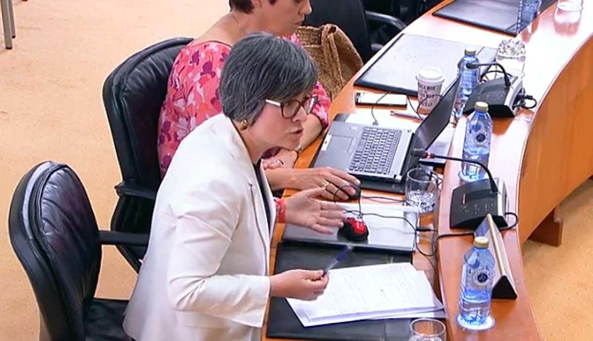 Patricia Vilán, diputada do PSdeG-PSOE, en el Parlamento