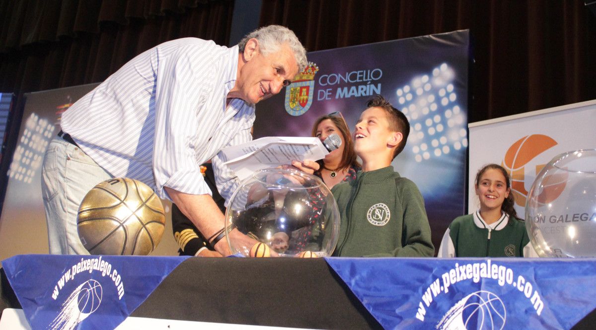 Sorteo del Campeonato de España Infantil Femenino 2019 de baloncesto en Marín