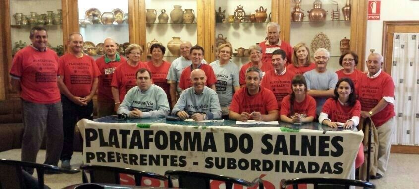 Preferentistas de O Salnés y Marín-Pontevedra tras anunciar el cese de las protestas