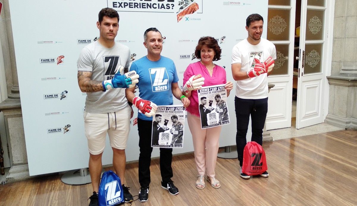 presentación del segundo campus 'Keeper Camp Azero Ciudad de Pontevedra'