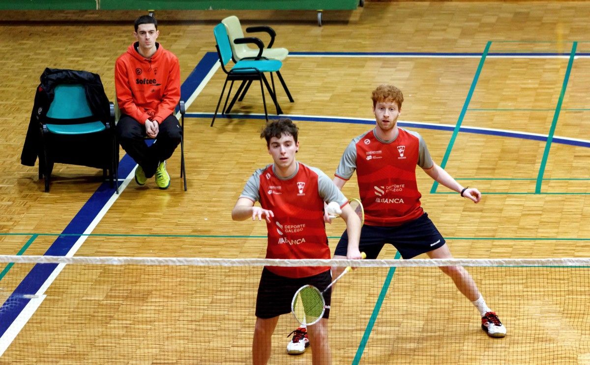 Alejandro Nogueira y Manuel Brea, jugadores del Club Bádminton Ravachol