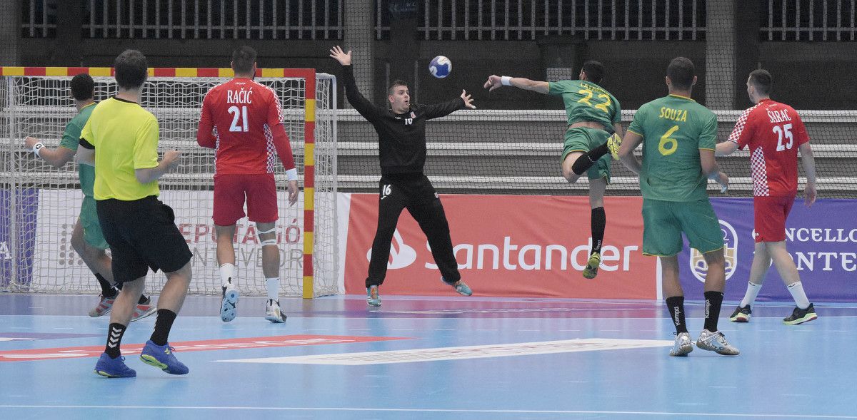 Segunda jornada mundial júnior balonmano. Croacia gana a Brasil