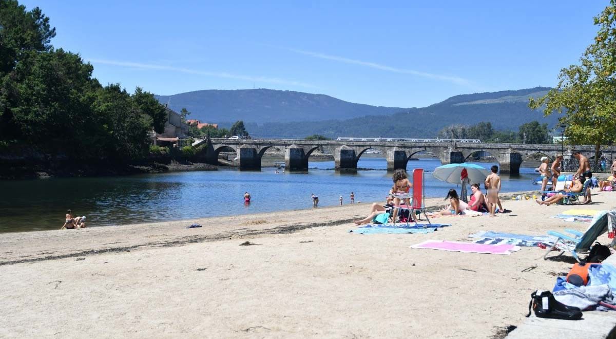 Playa fluvial de Ponte Sampaio