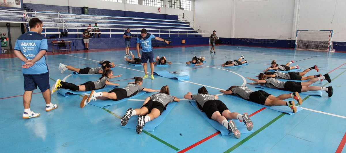 Primer entrenamiento del Poio Pescamar