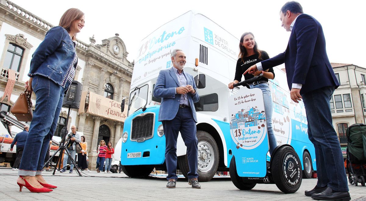 Román Rodríguez presentó el "Outono gastronómico"