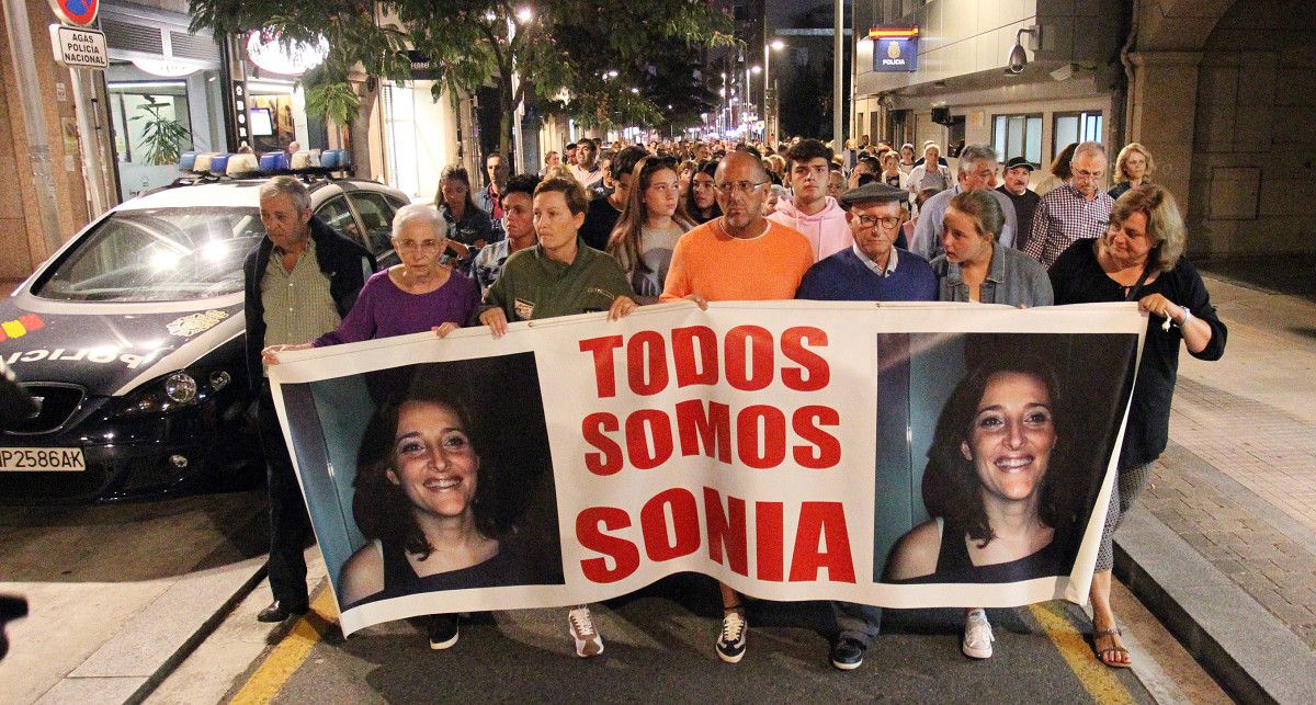 Manifestación de recuerdo a Sonia Iglesias