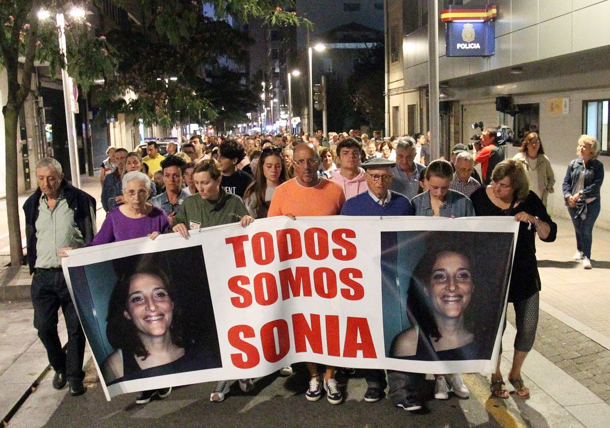 Manifestación de recuerdo a Sonia Iglesias