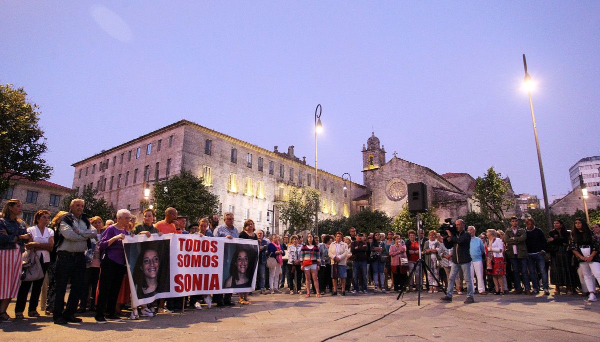 Manifestación de lembranza a Sonia Iglesias