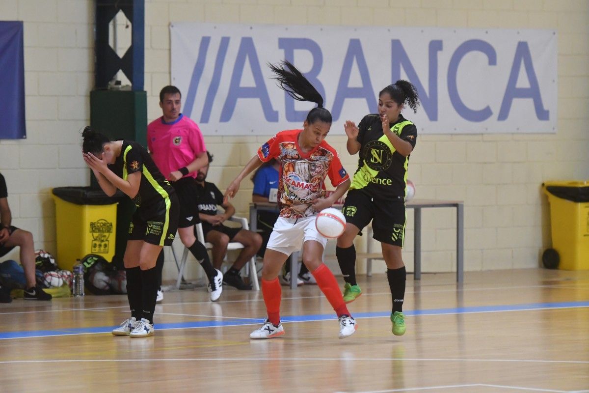 Primer partido de la Copa Galicia entre O Fisgón y el Poio Pescamar