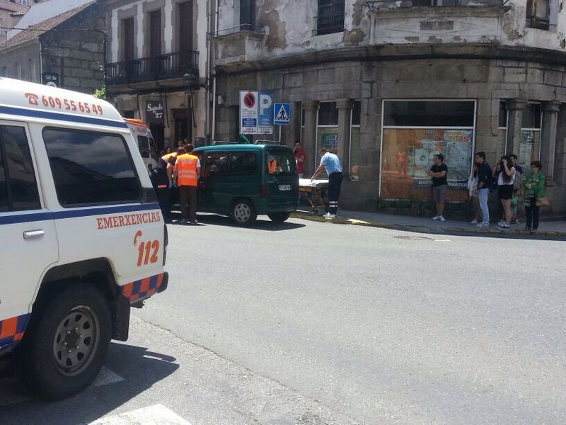 Accidente entre dos vehículos en Caldas