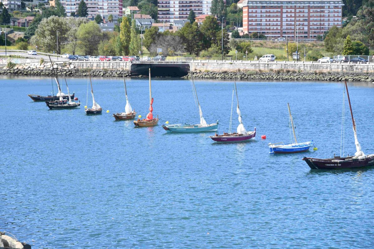 Embarcaciones en el Lérez para la Feira Franca 2019