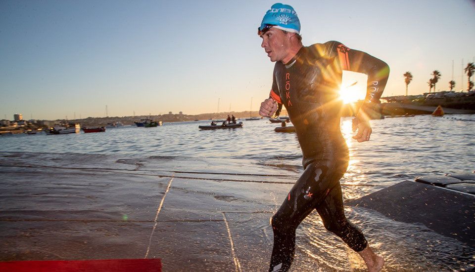 Javi Gómez Noya en el Ironman de Cascais