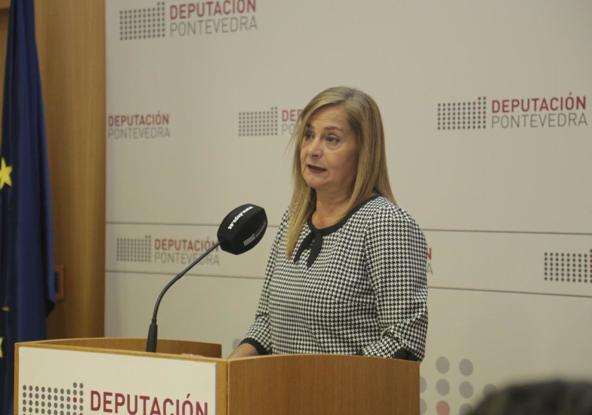 Carmela Silva, presidenta de la Deputación