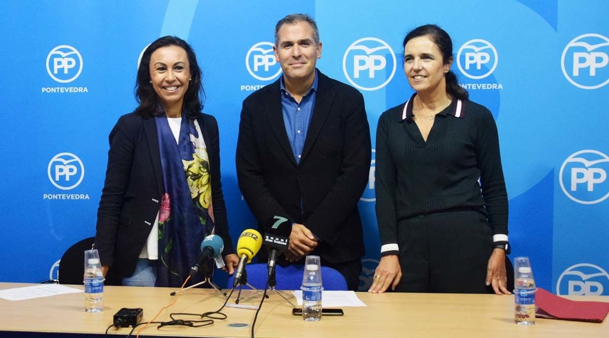 María Ramallo, Rafa Domínguez y Pilar Rojo