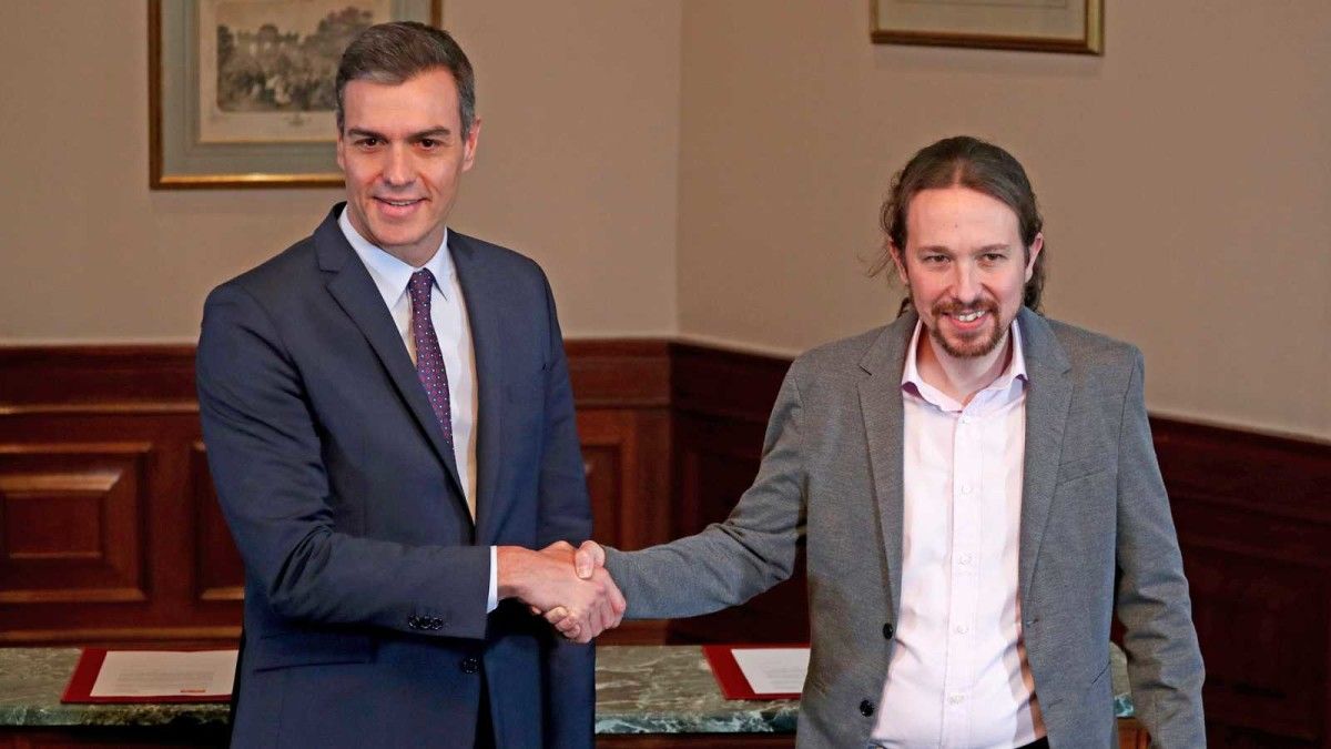 Pedro Sánchez y Pablo Iglesias