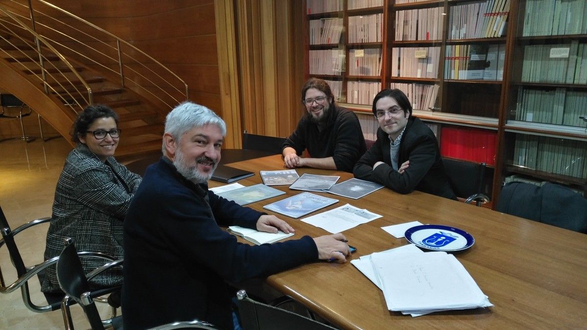 Reunión del xurado del I Premio de Banda Deseñada O Garaxe Hermético