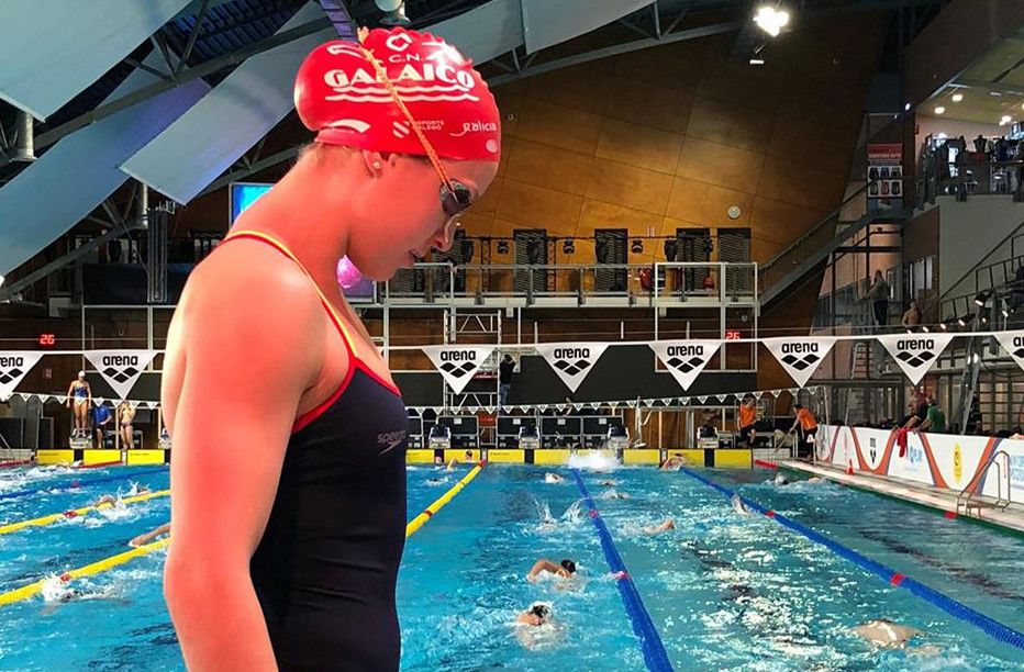 Bea Gómez, en la Ámsterdam Swim Cup