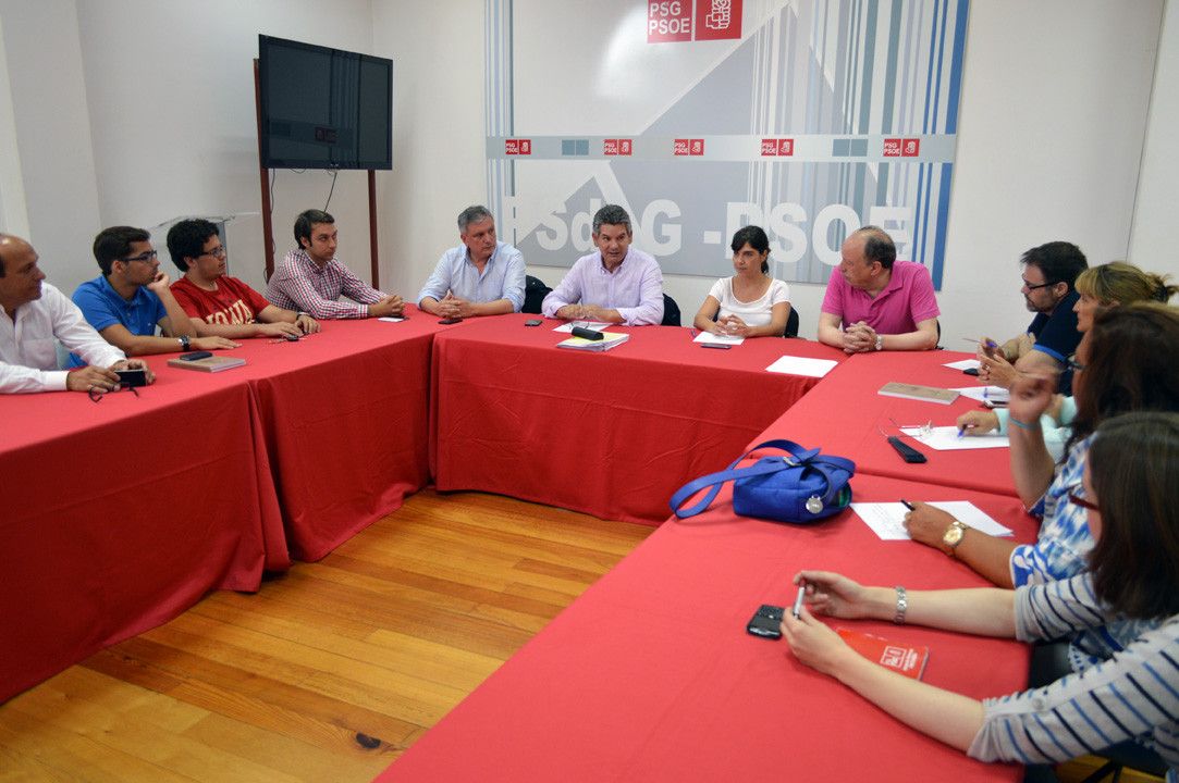 Reunión de la Comisión Ejecutiva Provincial del PSdeG-PSOE de Pontevedra