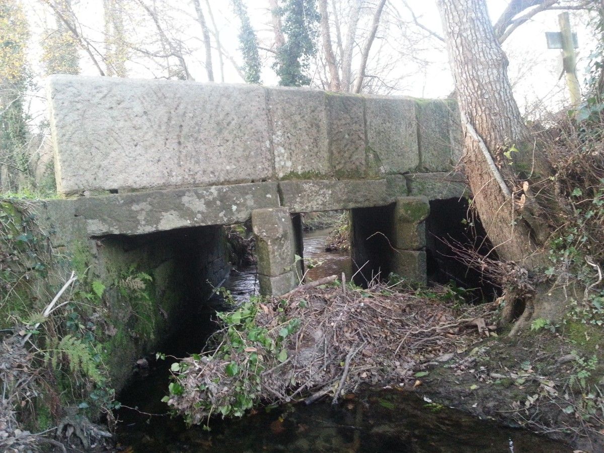 Ponte de Rebón, en la parroquia de Tomeza