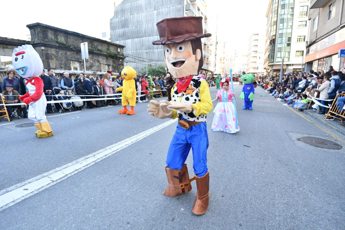 A Semente de Salcedo en el desfile del Entroido de Pontevedra (archivo)