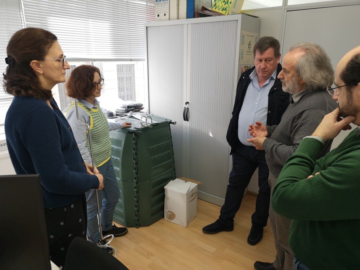 Visita de los representantes de Segovia en Pontevedra