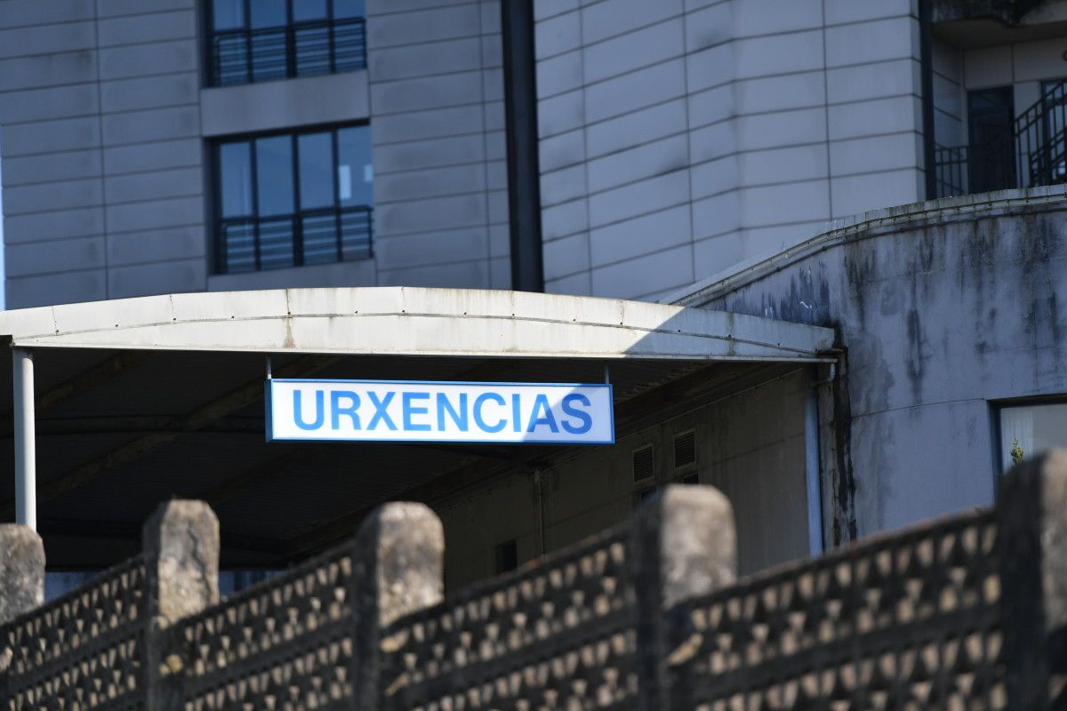 Entrada de Urgencias en el hospital de Montecelo