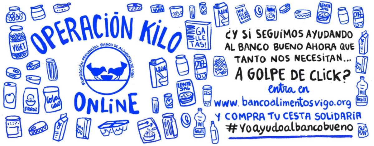 Operación Kilo online del Banco de Alimentos